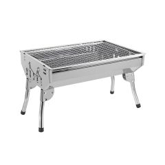 PORTABLE CHARCOAL BBQ GRILL, SMALL STAINLESS STEEL SERIES