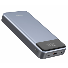 30000MAH POWERBANK - SWISSTEN 133W PD FOR LAPTOPS GRAY
