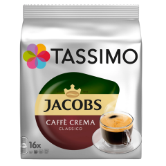 CAFEA IACOBS TASSIMO CAFFE CREMA 112G (16CAP)