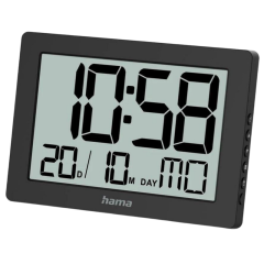 DIGITAL WALL CLOCK HAMA KO TAO 222230 BLACK