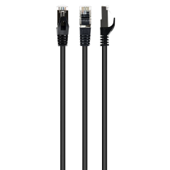 PATCH CORD CAT.6/FTP,    0.5M, BLACK, PP6-0.5M/BK, CABLEXPERT