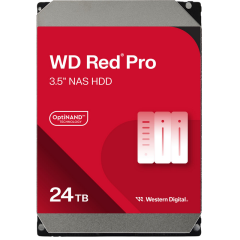 3.5" HDD 24.0TB-SATA-512MB WESTERN DIGITAL "RED PRO (WD241KFGX)", NAS, 24/7,...