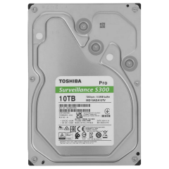 3.5" HDD 10.0TB-SATA-512MB TOSHIBA S300 PRO SURVEILLANCE (MD10ADA10TV),...