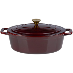 POT ALPINA, CAST IRON BURGUNDY