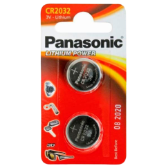 CR2032, BLISTER*2, PANASONIC, CR-2032EL/2B