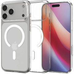 SPIGEN IPHONE 17 PRO MAX, LIQUID CRYSTAL MAG MAGSAFE, CLEAR/WHITE