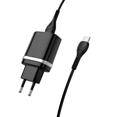 WALL CHARGER XPOWER + TYPE-C TO TYPE-C CABLE, 1 PORT, 45W PD USB-C, BLACK