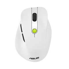 WIRELESS MOUSE ASUS MD105, 1200-1600-2400 DPI, 6 BUTTONS, AMBIDEXTROUS, 66G,...