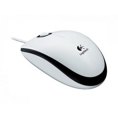 Logitech M100 White Optical Mouse, USB, Retail