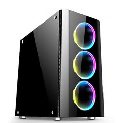 Calculator ATOL PC1122MP - Gaming A-RGB#3 v2 / AMD Ryzen 5 / 16GB / 256GB SSD + 2TB / RX6600/ Black
