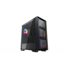 Корпус DEEPCOOL MATREXX 50 MESH 4FS / w/oPSU / Side panel / 4x120mm fans / ATX / Black