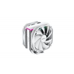 DEEPCOOL Cooler  "AS500 PLUS WH", A-RGB LED, Socket LGA1700(adapter needed)/2066//2011/1200/1151/1150/1155 & AM4, 2x fans: TF140S PWM 140х140х25mm, 500~1200rpm, 19.2 ~31.5 dB(A), 70.81 CFM, 4-pin, A-RGB LED CONTROLLER