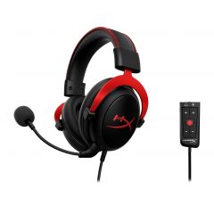 Casti Gaming HyperX Cloud II, red, [4P5M0AA]