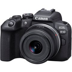 Aparat foto mirrorless CANON EOS R10 + RF-S 18-45 f/4.5-6.3 IS STM + Mount Adapter EF-RF (5331C033)