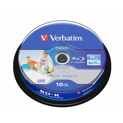 Verbatim BD-R SL 25GB 6X 10PK SPL WP NO ID