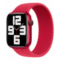 Series 7 45mm MKMN3 GPS RED Aluminum Case with  Red braided solo loop