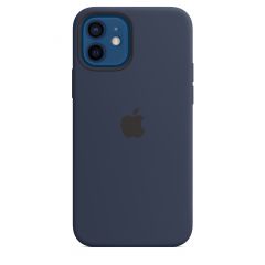 Silicon Case MagSafe iPhone 12 / 12 pro blue