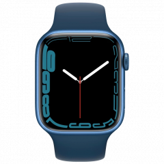 Series 7 45mm MKJT3 GPS + LTE  Blue Aluminium Case with Abyss Blue Sport Band