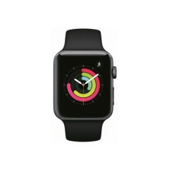 Apple Watch Series 3 38mm MTF02 Space Grey Aluminum Case with Black Sport Band