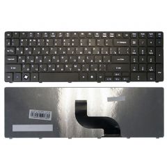Keyboard Acer Aspire 5742 5552 7740 5338 5410 5536 5538 5542 5551 5250 5251 5252 5253 5349 5738 5739 5740 5741 5745 5750 5810 7540 7738 7735 7736 eMachines E440 E442 E443 E529 E530 E640 E642 E644 E729 E730 E732 G443 G640 G729 G730 ENG/RU Black