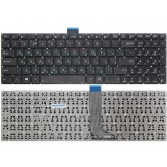 Keyboard Asus X502 X551 X553 X554 X555 F551 P551 A553 D550 D553 R556 R512 F555 K555 A555 w/o frame "ENTER"-small ENG/RU Black