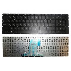 Keyboard HP Pavilion 15-ac, 15-af, 15-ay, 15-ba, 17-y, 17-x, 250 G4,255 G4,250 G5,255 G5  w/o frame "ENTER"-small ENG/RU Black