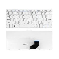 Keyboard Acer Aspire One 532 532H 521 533 D255 D260 D257 D260 D270 HAPPY HAPPY2 Gateway Mini LT21 LT32 eMachines 350 355 PackardBell Dot SE SE2 SE3 ENG/RU White