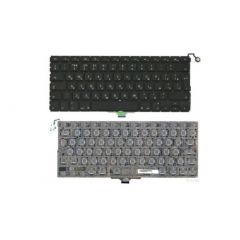 Keyboard Apple Macbook Pro 13" A1278 w/o frame "ENTER"-small ENG/RU Black
