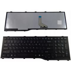 Keyboard Fujitsu Lifebook AH532 A532 N532 NH532 H562 w/o frame "ENTER"-small ENG/RU Black