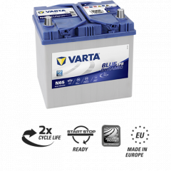 Аккумулятор Varta Blue Dynamic 65AH 650A(JIS) клемы 0 (232x173x225) S4 024 EFB