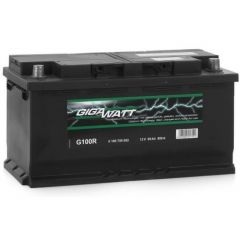 Аккумулятор GIGAWATT G100R 100AH 830A(EN) клемы 0 (353x175x190) S5 013