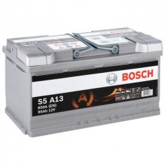 BOSCH аккумулятор 95AH 850A(EN) клемы 0 (353x175x190) S6 013 AGM