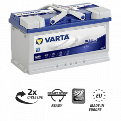 Аккумулятор VARTA Blue Dynamic 80AH 800A(EN) клемы 0 (315x175x190) S6 011 EFB