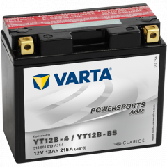 Аккумулятор Varta 12AH 215A(EN) клемы 1 (151x70x131) M6 018 AGM YT12B-BS