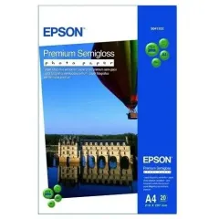 H?rtie fotografica Epson Premium Semi-Gloss Photo Paper, A4