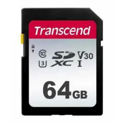 Card de Memorie Transcend SDXC Class 10, 64GB (TS64GSDC300S)