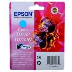 Картридж чернильный Epson T073 DURABrite Ultra, C13T10524A10, Cyan