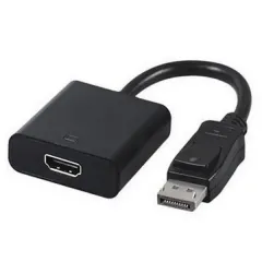 Видеоадаптер Cablexpert A-DPM-HDMIF-002, DisplayPort (M) - HDMI (F), 0,1 м, Чёрный