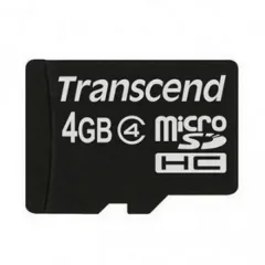 Карта памяти Transcend microSDHC Class 4, 4Гб (TS4GUSDC4)