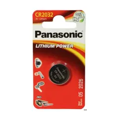 Дисковые батарейки Panasonic CR-2032EL, CR2032, 1шт.