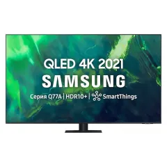 85" LED SMART Телевизор Samsung QE85Q77AAUXUA, 3840 x 2160, Tizen, Чёрный