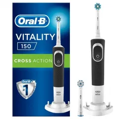 Электрическая зубная щетка BRAUN Vitality 150 Cross Action, Чёрный