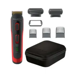 Trimmer pentru barbati Rowenta 8-in-1 Selectium TN9400F4, Negru | Rosu