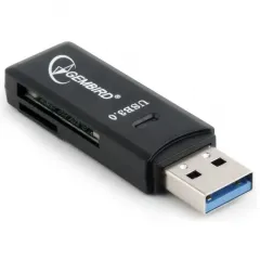 Кардридер Gembird UHB-CR3-01, USB Type-A, Чёрный