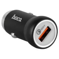 Incarcator auto Hoco Z4 Single USB charging adapter, QC2.0, 12W, Negru