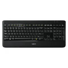 Клавиатура Logitech K800, Беспроводное, Чёрный