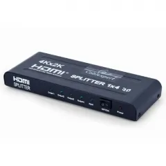 Разветвитель HDMI Cablexpert DSP-4PH4-02, HDMI (F) - 4x HDMI (F), Чёрный