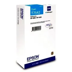 Картридж чернильный Epson T754 WF-8090 / WF-8590 Ink Cartridge, C13T754240, Cyan