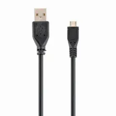 Cablu incarcare si sincronizare Cablexpert CCP-mUSB2-AMBM-0.5M, USB Type-A/micro-USB, 0,5m, Negru