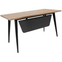 Masa RIO PLUS Sonoma+Black legs 138x68cm